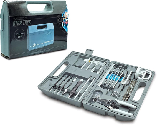 The Next Generation 100-Piece Engineering Field Kit Tool Set | Handy Gadgets Include Screwdrivers, Utility Knife, Wire Cutter, Metal Prybars, And More | Survival Tools, Camping Accessories