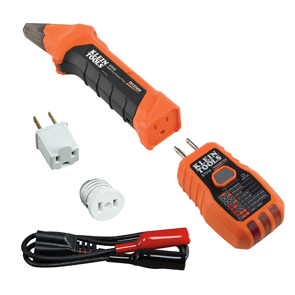 Circuit Breaker Finder Tool Kit with Accessories, 2-Piece Set, Includes Cat. No. ET310 and Cat. No. 69411